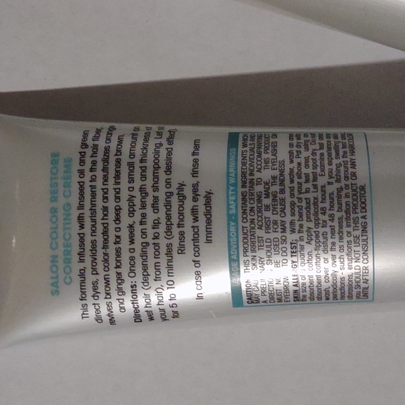 2 Dessange Restore Color Correcting creme cream treatment brown dyed hair - Picture 3 of 4